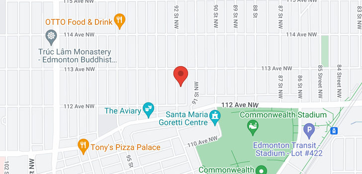 map of 11227 92 ST NW